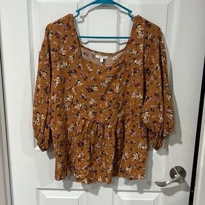 This is a beautiful top from Maurice’s that you can dress up or down